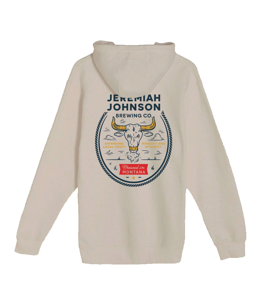 Jeremiah Johnson Montana Bull Hoodie