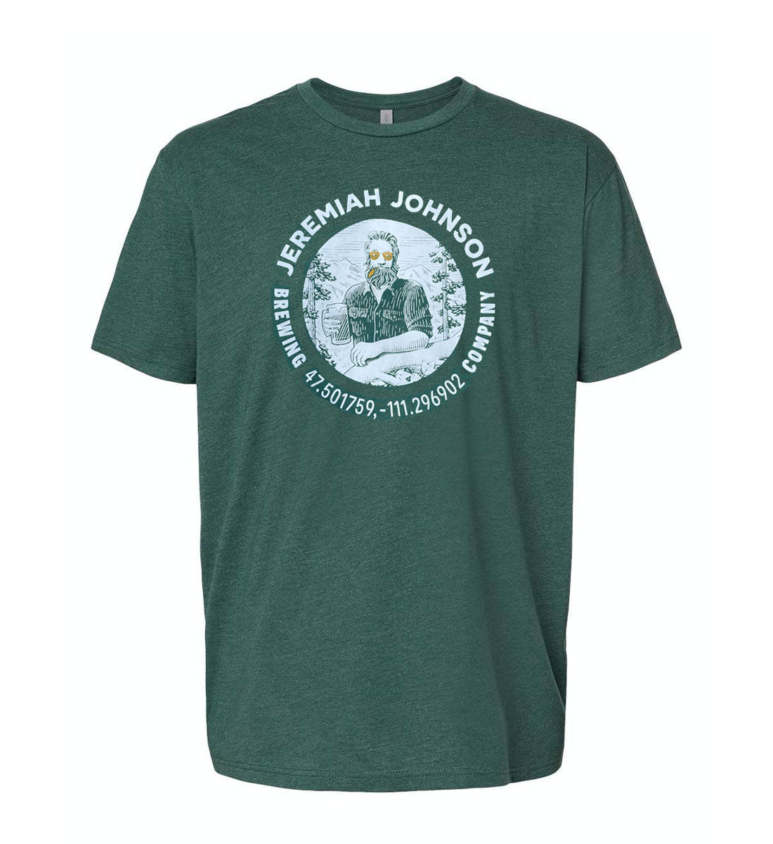 Jeremiah's Mountain Brews (Heather Forest Green) T-Shirt